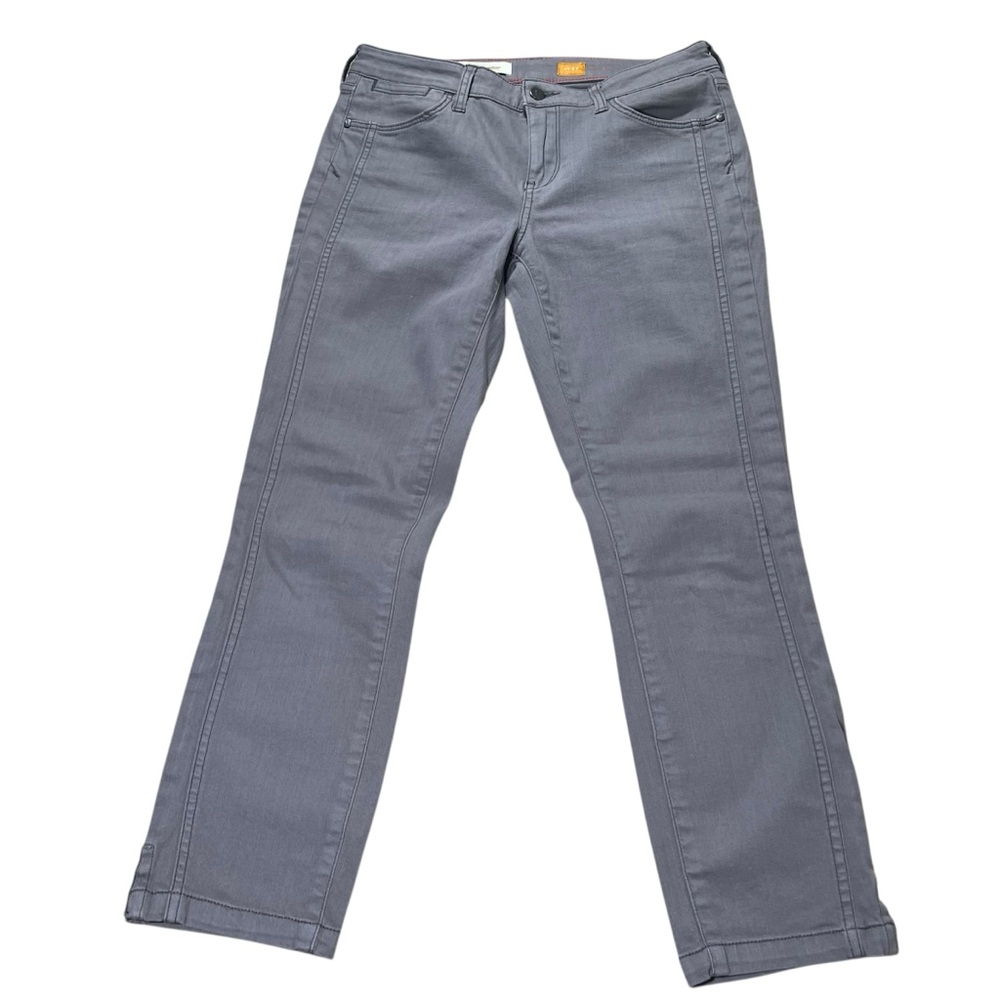 Pilcro and The Letterpress The Stet Cropped Size 27 Grey Classic Slim/Skinny NWT